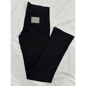 Ralph Lauren 380, Black Label, silver plate, flared-leg Lunada Jeans Size 26